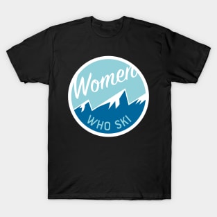 Women Who Ski Logo Gear T-Shirt